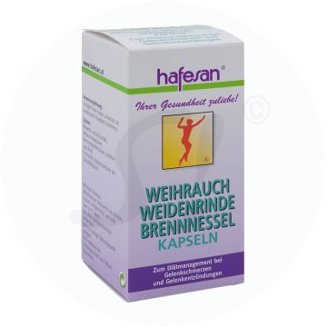 Hafesan Weihrauch + Weidenrinde + Brennessel Kapseln 60 Stk.