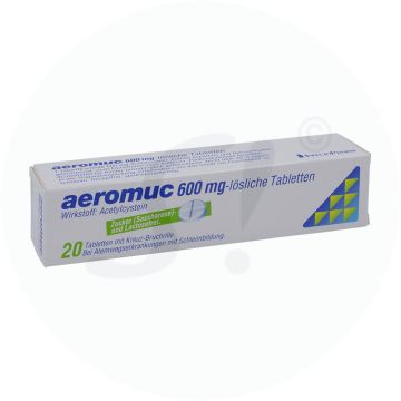 Aeromuc 600 mg lösliche Tabletten 20 Stk.