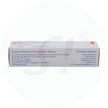 Ambroxol Genericon 60 mg lösliche Tabletten 20 Stk.