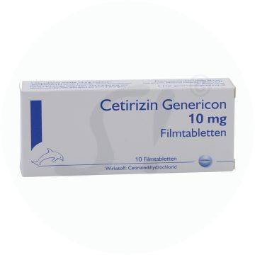 Cetirizin Genericon Filmtabletten 10 mg 10 Stk.