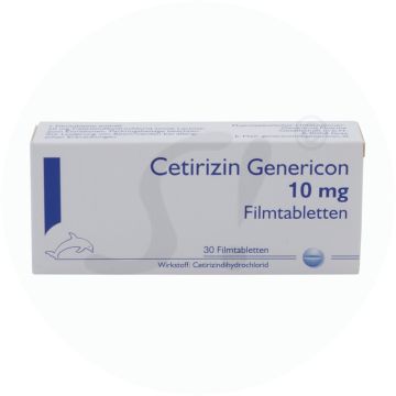 Cetirizin Genericon Filmtabletten 10 mg 30 Stk.