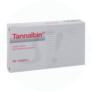 Tannalbin Tabletten gegen akute Durchfallerkrankungen 30 Stk.