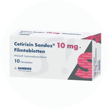 Cetirizin Sandoz 10 mg Filmtabletten