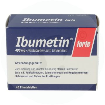 Ibumetin forte 400 mg Filmtabletten 40 Stk.