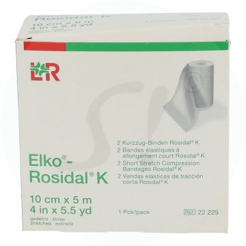 Elastische Binde Elko Rosidal  5 m x 10 cm 2 Stk.