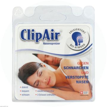 ClipAir Nasenspreizer (Nasendilator) gegen Schnarchen und verstopfte Nasen 1 Stk.