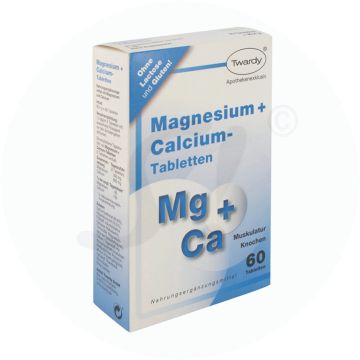 Twardy Magnesium mit Calcium Tabletten 60 Stk.