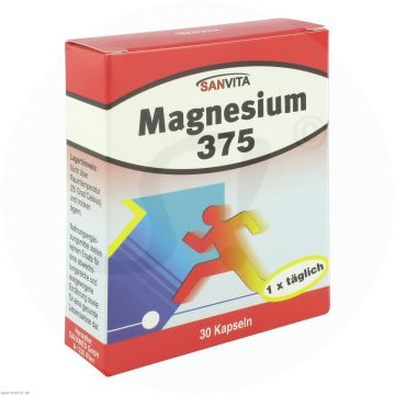 Sanvita Magnesium 375 Kapseln 30 Stk.