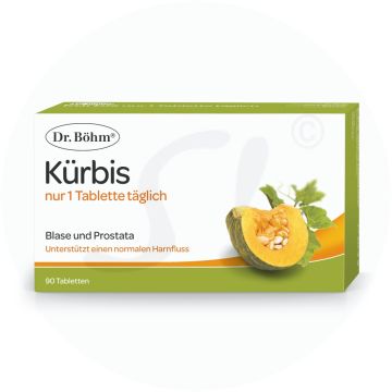 Dr. Böhm Kürbis Tabletten für Blase & Prostata 90 Stk.