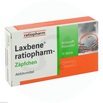 Ratiopharm Laxbene Zäpfchen 10 Stk.