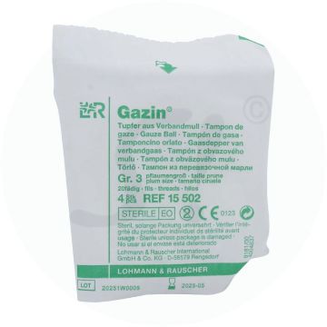 Lohmann & Rauscher Gazin Tupfer steril  Gr. 3 1 x 4 cm 4 Stk.