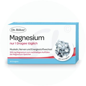 Dr. Böhm Magnesium nur 1 Dragee täglich 90 Stk.