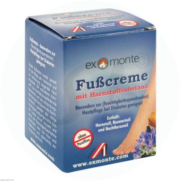 Exmonte Fuß Creme ohne Paraffine 100 ml