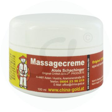 Massagecreme China Gold 100 ml