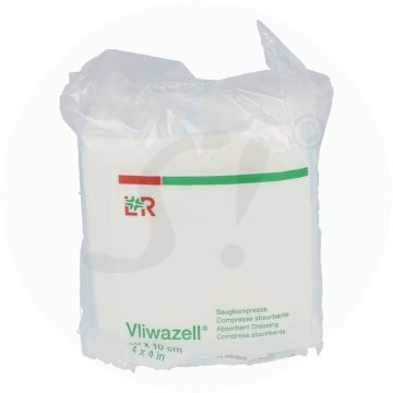Vliwazell Saugkompresse unsteril 25 Stk. 10 x 10 cm