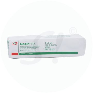 Lohmann & Rauscher Gazin® Mullkompresse RK 100 Stk. 16-fach 5 x 5 cm