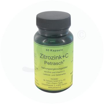 Petrasch Zitrozink mit Vitamin C Kapseln 60 Stk.