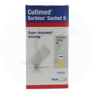 Sorbion Sachets S Verband 50 Stk. 10 x 18 cm
