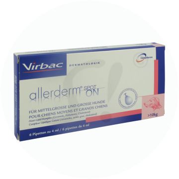 Virbac Allerderm Spot on für mittelgroße und große Hunde 4 ml