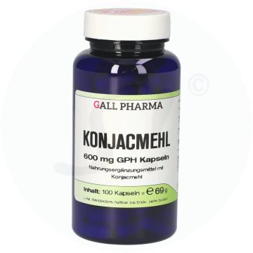 Gall Pharma Konjac-Mehl 600mg Kapseln 