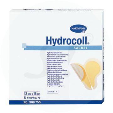 Hydrocoll Wundverband Sacral 12 x 18 cm 5 Stk.