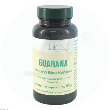 Bios Guarana 500 mg Kapseln