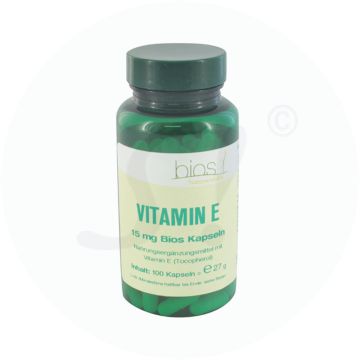 Bios Vitamin E 15 mg Kapseln