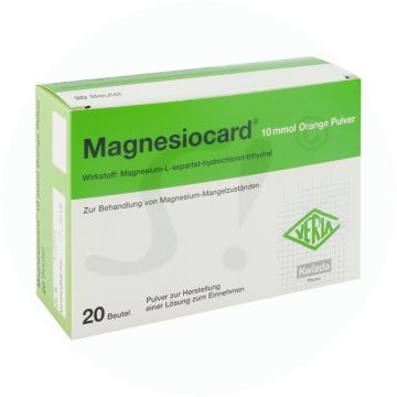 Magnesiocard Pulver 10 mmol 20 Stk.