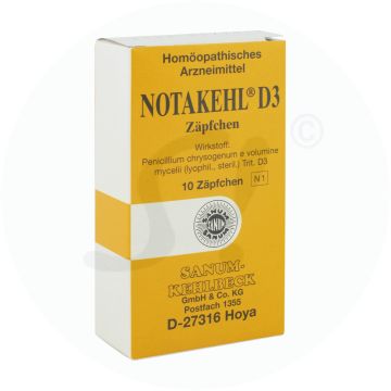 Sanum Kehlbeck Notakehl D 3 Suppositorium (Zäpfchen)