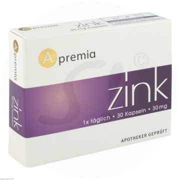 Apremia Zink 30 mg Kapseln 30 Stk.