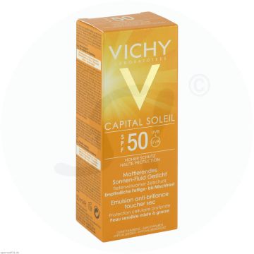 VICHY Mattierendes Sonnen-Fluid für Gesicht LSF 50 50 ml