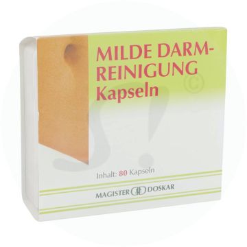 Milde Darmreinigung Flohsamen Kapseln 80 Stk.