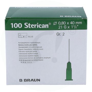 Injektion Einmalkanüle Sterik +LL 2 100 Stk.