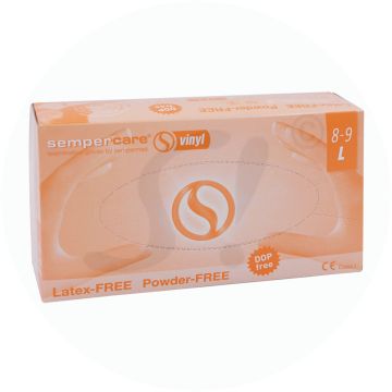 Untersuchungshandschuh Vinyl unsteril Semperguard 100 Stk. Large