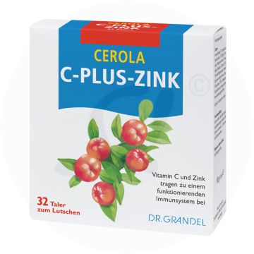 Vitamin C Cerola plus Zinktaler 32 Stk.
