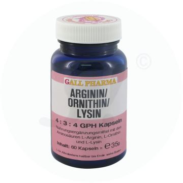 Gall Pharma Argin/Ornithin/Lysin Kapseln