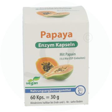 Papaya Enzym Kapseln 60 Stk.