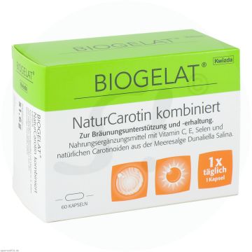 Biogelat Naturcarotin kombiniert 60 Stk.