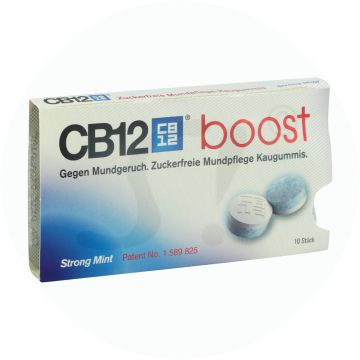 CB12 Boost Kaugummi Strong Mint 10 Stk.