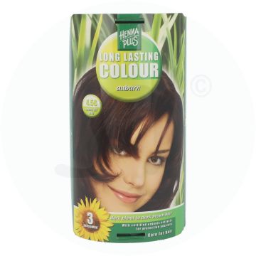 Henna Plus Longlasting Colour 100 ml Auburn 4.56