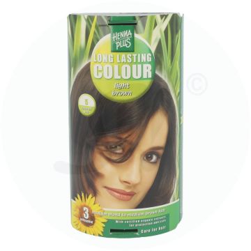 Henna Plus Longlasting Colour 100 ml Lightbrown 5