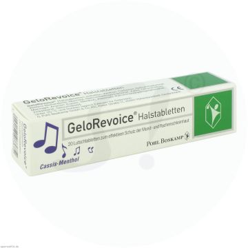 GeloRevoice Halstabletten Cassis-Menthol 20 Stk.