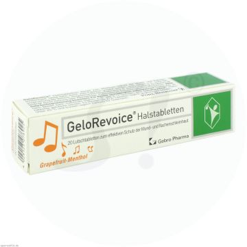 GeloRevoice Halstabletten Grapefruit-Menthol 20 Stk.