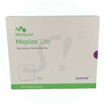 Mölnlycke Mepilex Lite Verband  5 Stk. 15 x 15 cm