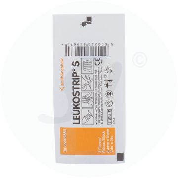 Leukostrip S Streifen 1 Pkg. 6,4 x 76 mm