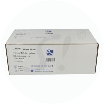 Alegro Zinkleimbinden Biel 10 Stk. 10 x 5 cm