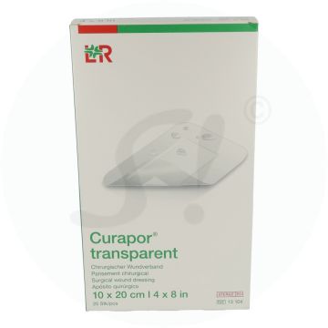 Curapor Wundverband steril transparent 25 Stk. 10 x 20 cm transparent