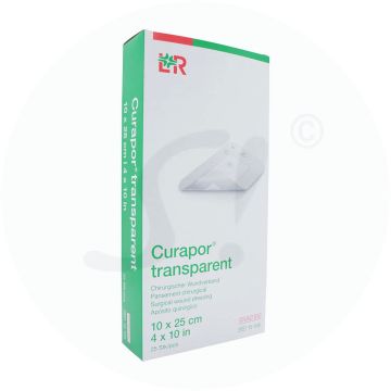 Curapor Wundverband steril transparent 25 Stk. 10 x 25 cm