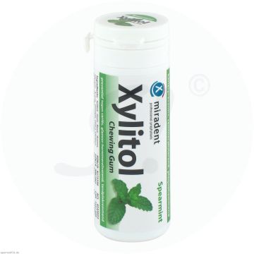 miradent Xylitol Chewing Gum 30 Stk. Spearmint