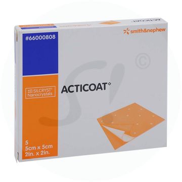 Acticoat Silberverband 5 Stk. 5 x 5 cm
